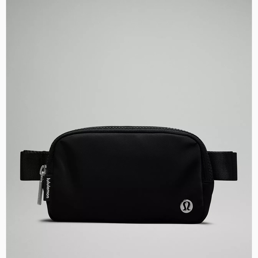 lululemon athletica Black Belt Bag Minimalist Design